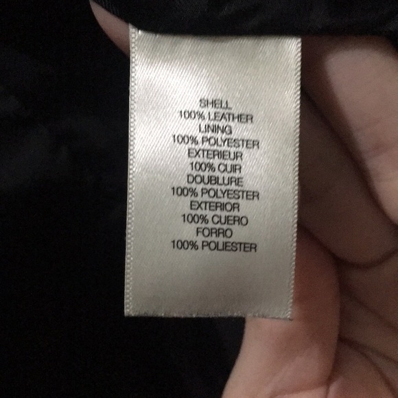 Leather moto jacket - Picture 4 of 6